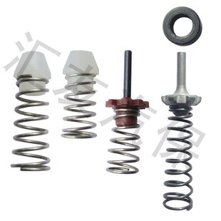 大中小风炮配件气动扳手配件闭气进气阀顶杆铁铝杆密封圈垫圈弹簧