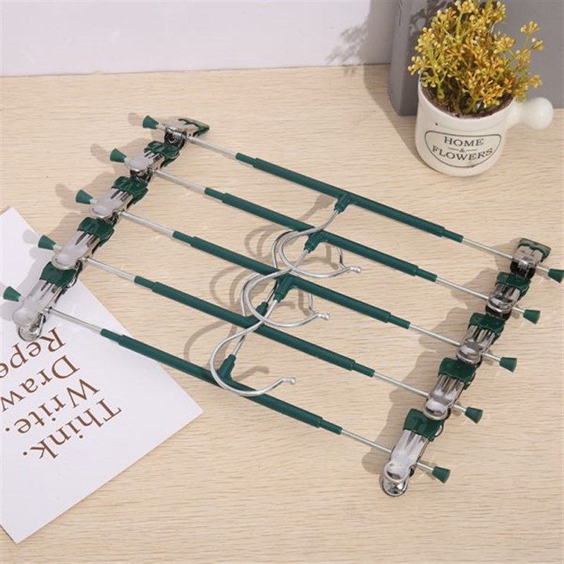 不锈钢浸塑裤架家用裙子内衣裤子多功能收纳晾晒袜架裤夹,收纳整理,金属衣架,淘宝优惠券,粉丝福利购,淘宝优惠卷