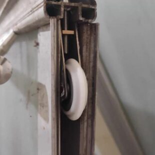 橱柜凹地厨房槽轴承衣柜凸移门玻璃门滚轮衣柜门不锈钢轨道轮配件