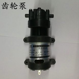 550齿轮泵抽油泵24V直流电机水泵微型抽机油泵自吸水泵小型齿轮泵