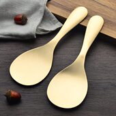 饭勺家用黄铜手工饭勺铲盛沾盛不纯铜加厚磨砂勺子打米饭米饭饭勺