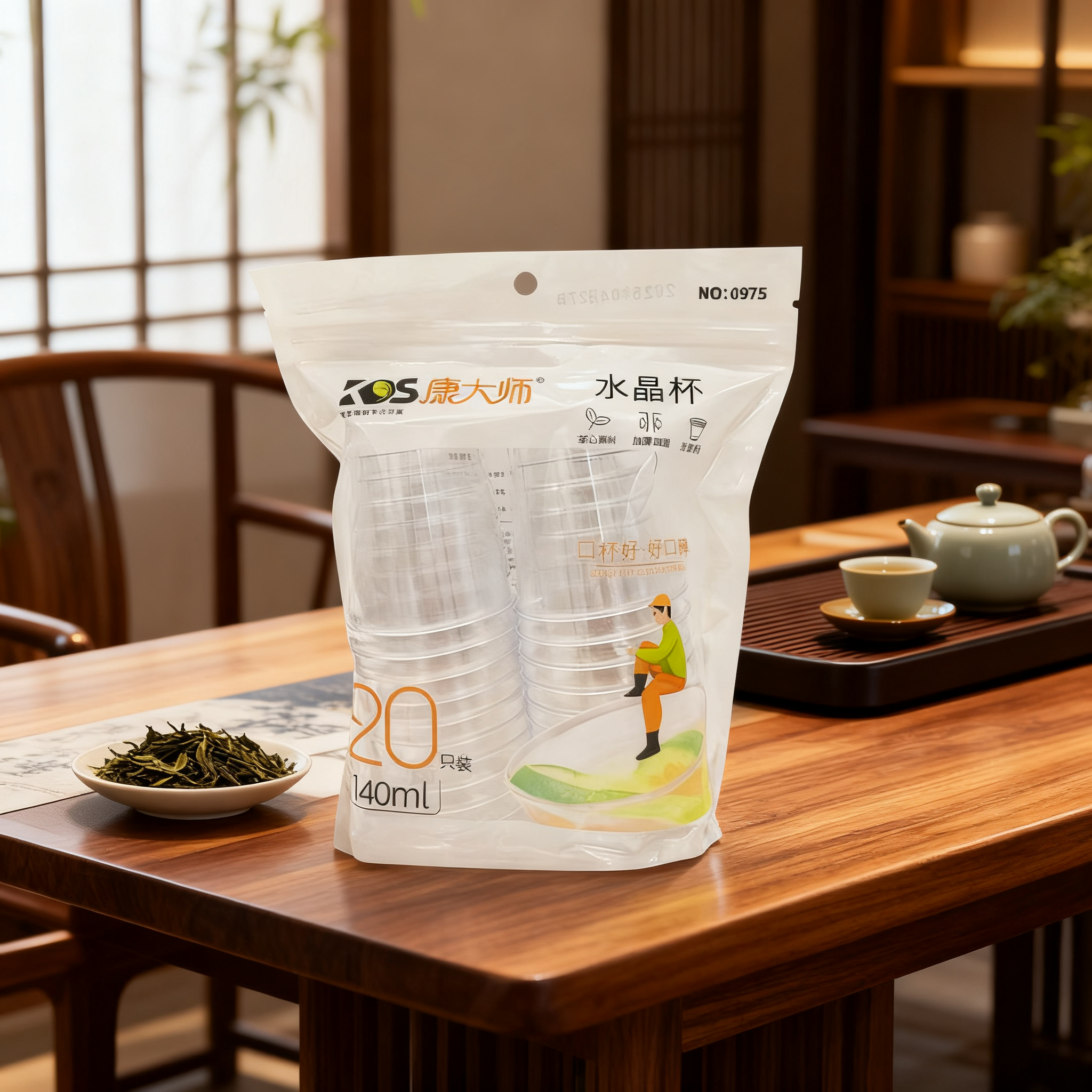 康大师水晶杯系列140ml水杯茶杯