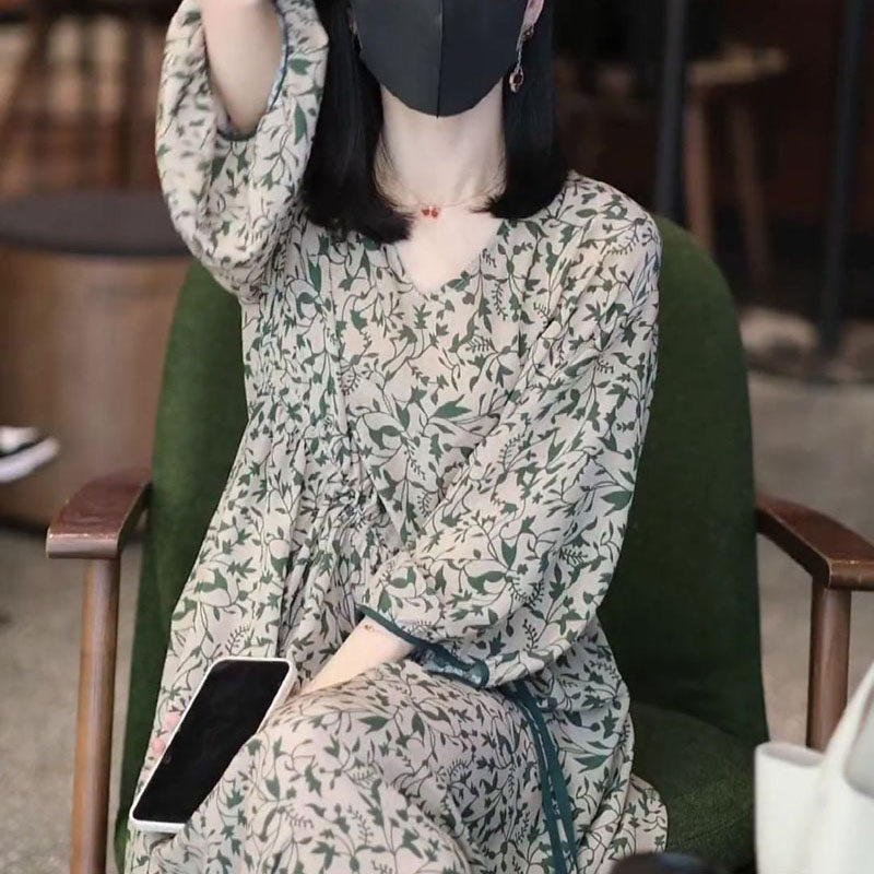 哺乳装连衣裙夏薄款时尚气质收腰哺乳衣/月子服