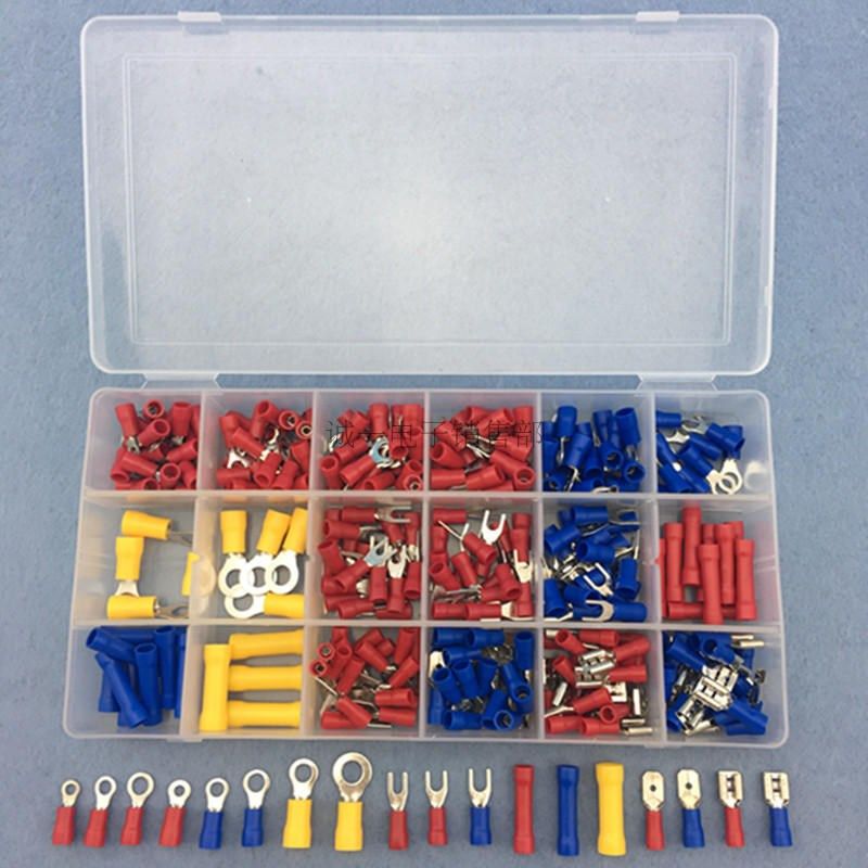 IT-300只冷压端子套装 18合一 接线端子 叉形圆形冷压接线端子,电子/电工,接线端子,淘宝优惠券,粉丝福利购,淘宝优惠卷