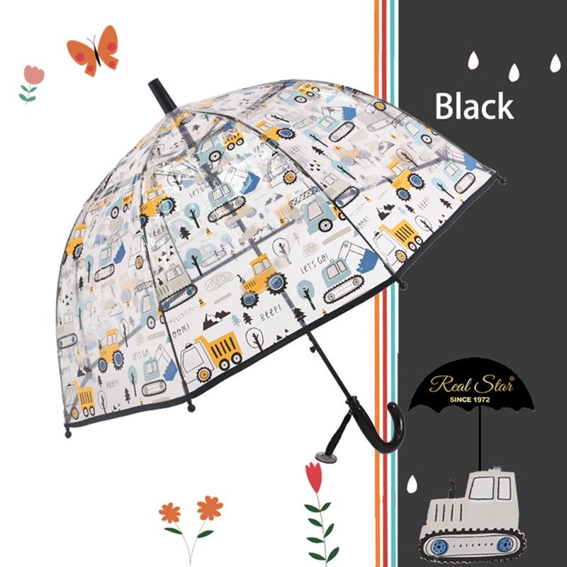 新款工程车小雨伞宝宝透明推拉开关男孩幼儿园挖掘机伞男童透明伞,婴童用品,儿童雨伞/防晒伞,淘宝优惠券,粉丝福利购,淘宝优惠卷