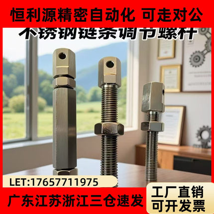 VSR02 STRS米思米款滚珠炼条单排不锈钢双头调节炼条螺杆