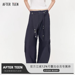 裤 」刺绣腰带轻薄凉感0压工装 TEEN「南亚文化｜手工质感 AFTER