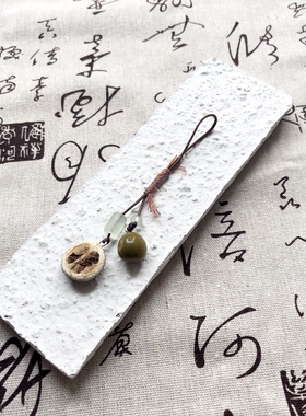 中药挂件植物果实森系原创吊坠挂件钥匙扣手机挂件包挂diy材料包