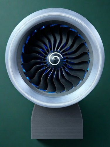 新款涡扇涡喷发动机航发拼装模型3D打印立体拼图飞机迷你引擎玩具