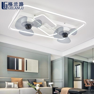 摇头吊扇灯全屋吸顶客厅一体卧室电灯有带吊灯餐厅卧室电风扇灯扇