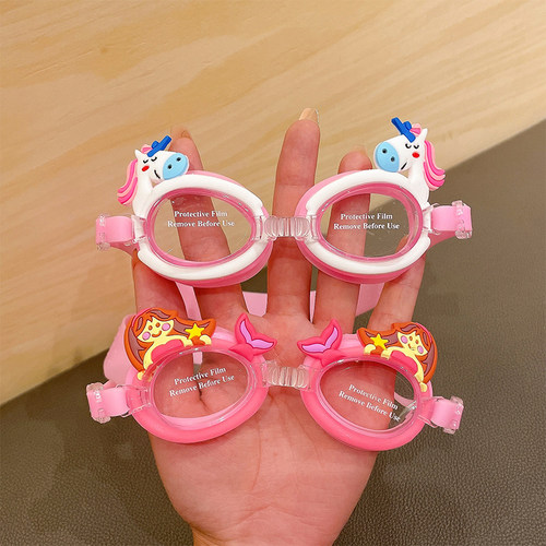 儿童泳镜防水防雾高清男童女童学生游泳眼镜卡通宝宝专业泳镜装备
