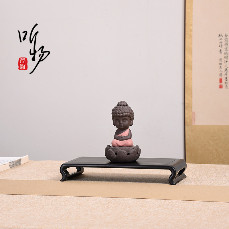 实木大红酸枝明式书卷长方摆件底座花瓶茶壶盆景香炉佛像新中式托,家居饰品,木雕,淘宝优惠券,粉丝福利购,淘宝优惠卷