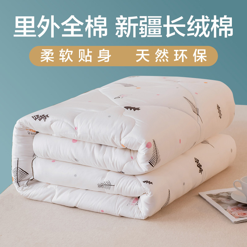 加厚天然棉花被芯春秋被冬被1.5m2.02.3米学生单双人保暖被褥被子,床上用品,棉花被,淘宝优惠券,粉丝福利购,淘宝优惠卷