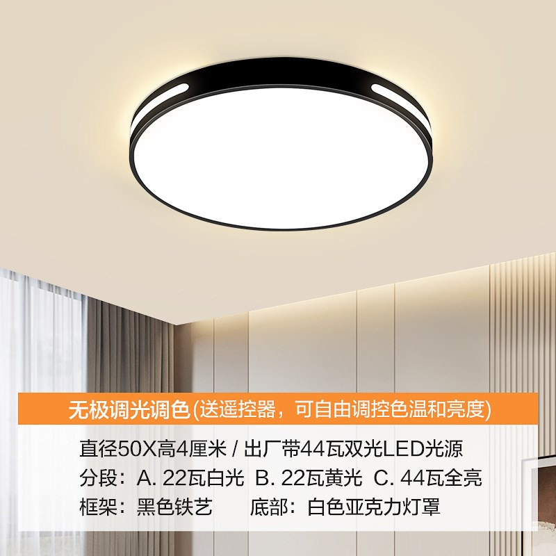 轻奢吸顶灯大厅中山主卧室大灯具大全超K亮现代简约大气客厅吊灯