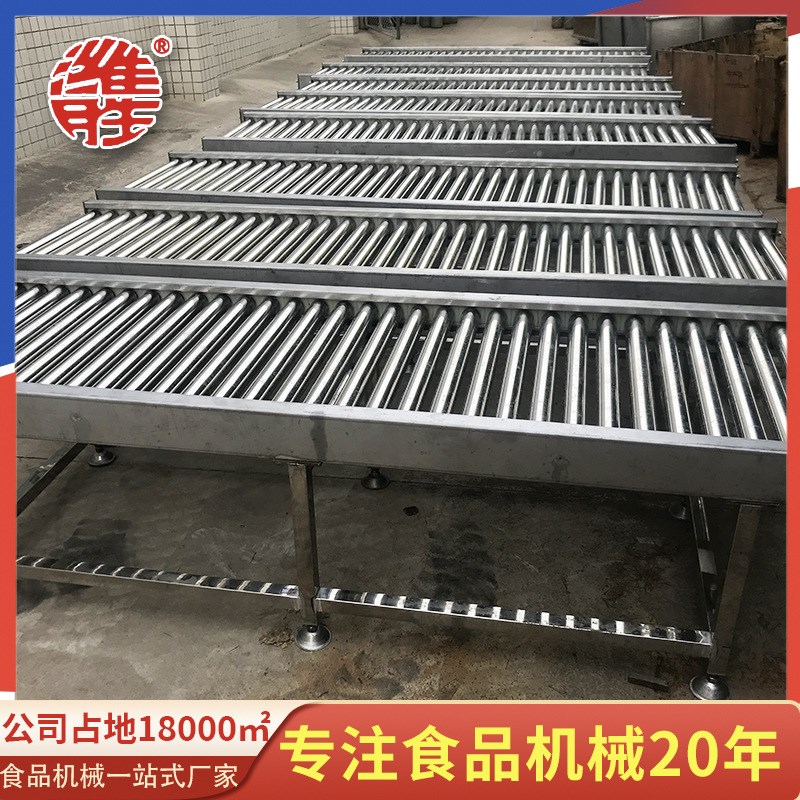 手推无动力滚筒线输送机 不锈钢滚筒线流水线提升机 Z滚筒传送带