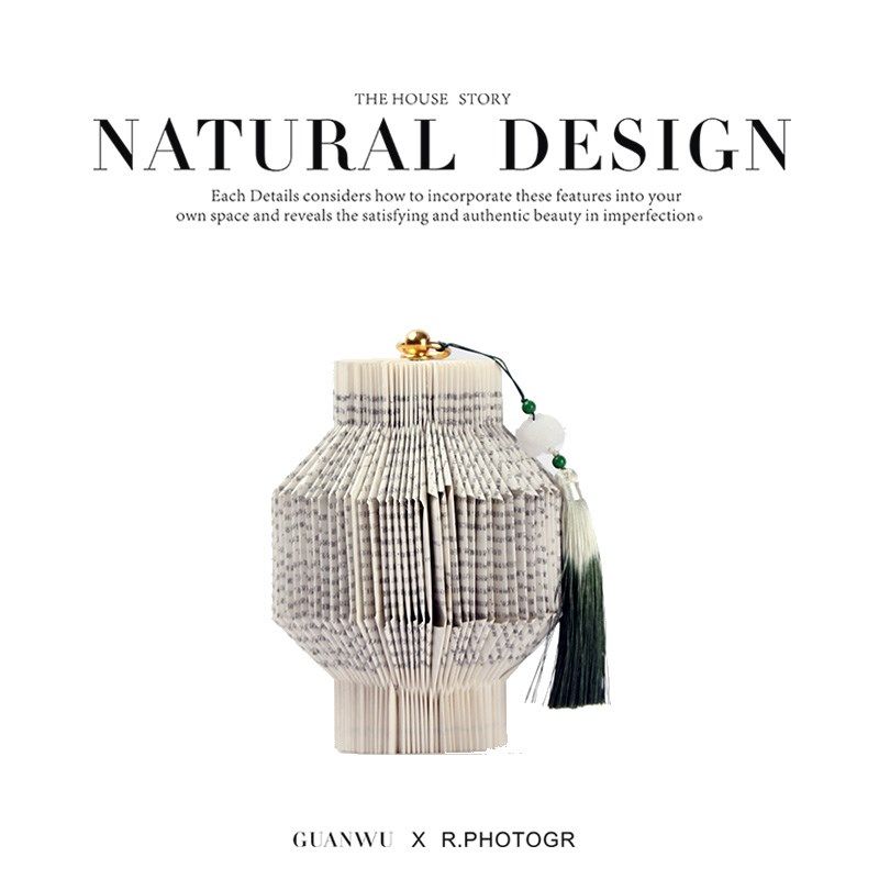 现代新中式折纸艺术流苏摆件样板房茶几书柜隔断办公室软装饰品,家居饰品,装饰摆件,淘宝优惠券,粉丝福利购,淘宝优惠卷