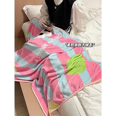 直销夏季空调被子薄办公室午睡单人床上用学生女盖毯夏天沙发凉被