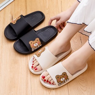 拖鞋 可爱男凉拖情侣游泳 室内家居女家用浴室防滑洗澡厚底居家夏季