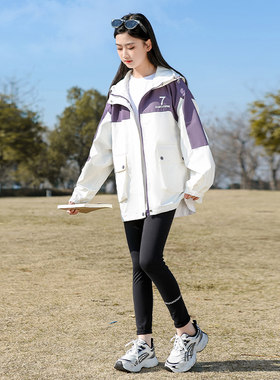 女童外套春季2024新款儿童洋气韩版上衣13大童春秋15岁中学生风衣