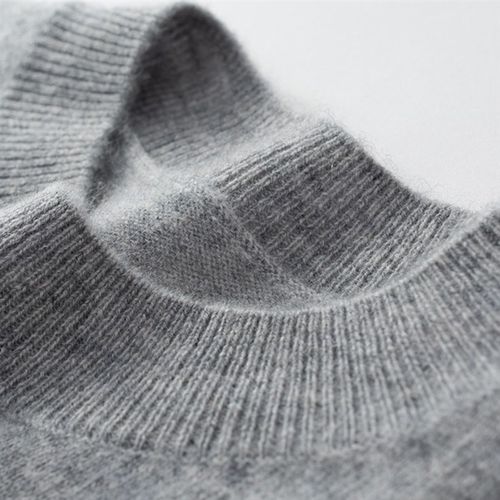 秋冬男式羊毛衫低领毛衣针织中年休闲保暖薄款商务纯色羊绒打底衫