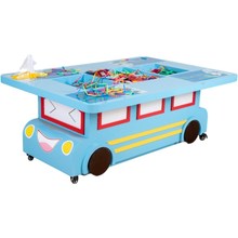 儿童多功能玩具沙积木大桌子商用造型摆摊益智手工游乐园烤漆亮面