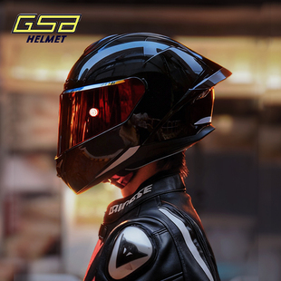 gsb摩托车头盔361gt全覆式男女个性酷大尾翼机车骑士赛车巡航全盔