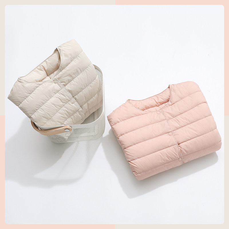 轻薄羽绒服女短款2023年秋冬新款休闲内胆薄款内搭外穿无领外套潮,女装/女士精品,羽绒服,淘宝优惠券,粉丝福利购,淘宝优惠卷