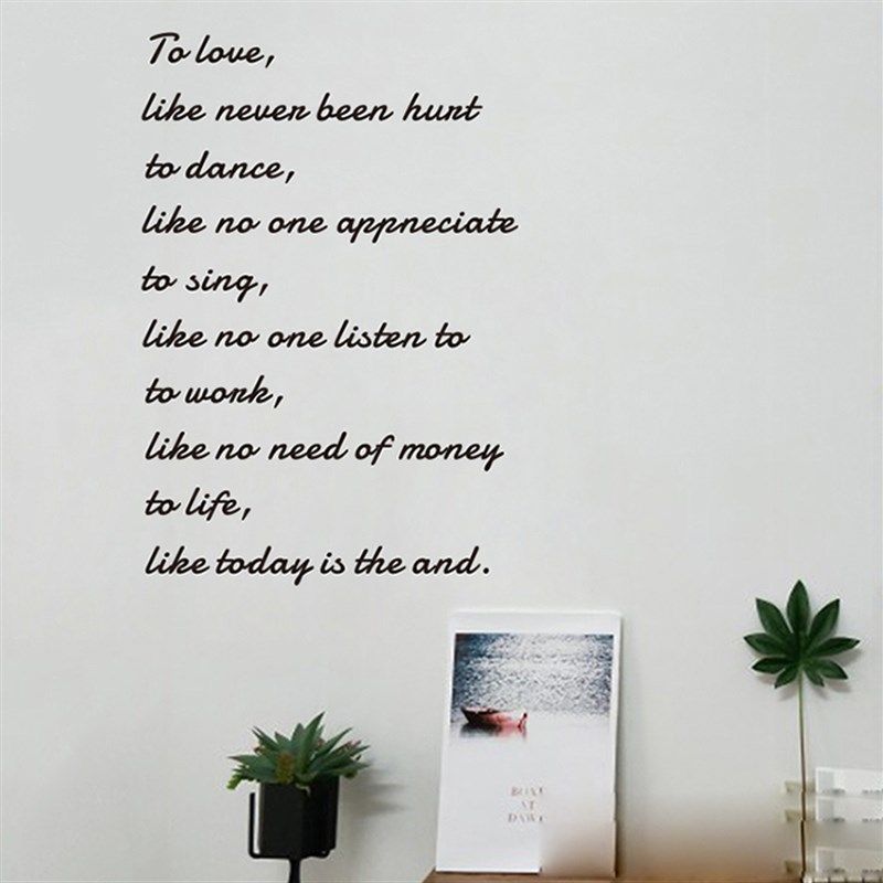 励志浪漫英文墙贴纸咖啡餐厅服装店铺橱窗玻璃贴墙面创意装饰背景,家居饰品,软装墙贴,淘宝优惠券,粉丝福利购,淘宝优惠卷