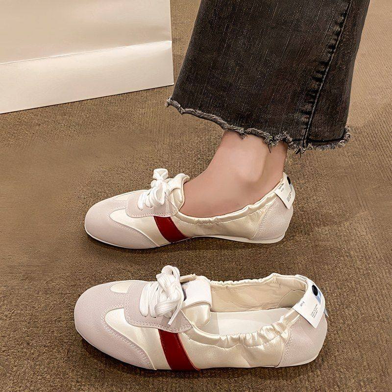 2025新款春季德训鞋女百搭平底运动休闲鞋ins潮软底爆款小白鞋子,女鞋,帆布鞋,淘宝优惠券,粉丝福利购,淘宝优惠卷