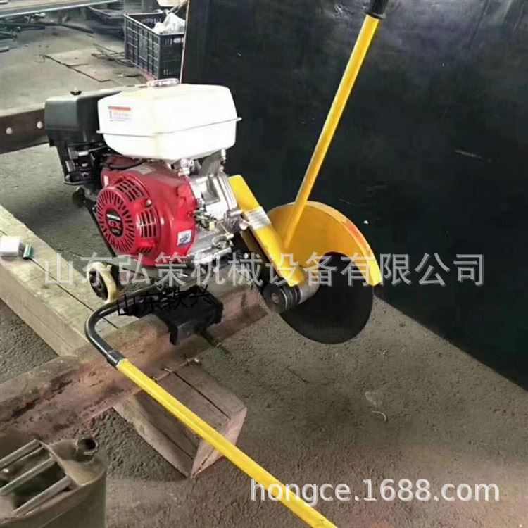 内燃钢轨锯轨机 NQG4.8手持式汽油钢I轨切割机 工务内燃钢轨锯轨