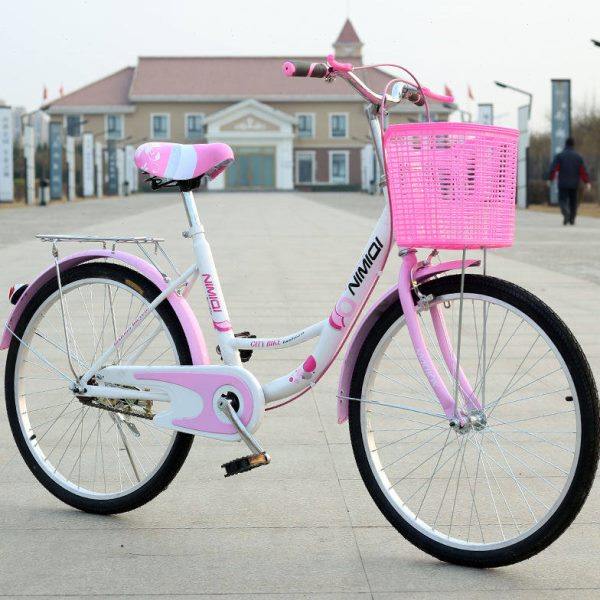 轻便女式自行车成年22/24/26寸上班代步通勤复古淑女中大学生单车