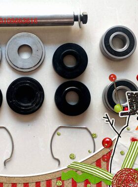 轴承包底轴盖总成支重轮行大礼包油封走维修收割机配件轮外锐龙盘