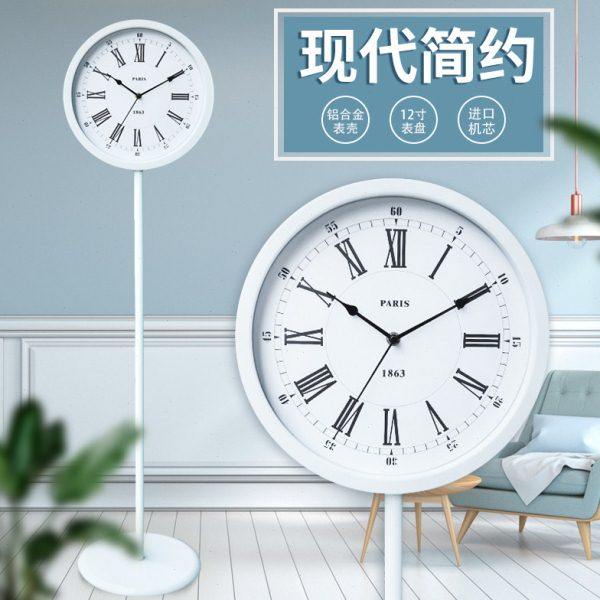 创意落地钟北欧别墅立式钟家用现代简约装饰静音摆件座钟欧式家居,家居饰品,立钟/落地钟,淘宝优惠券,粉丝福利购,淘宝优惠卷