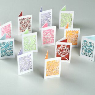 感谢祝贺卡万用镂空优毕业福生日教师白言礼物七夕选精告卡留美节