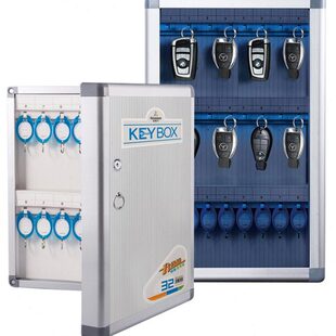 管理汽车钥匙箱中介箱密码锁匙箱收纳盒透明钥匙房产壁挂式柜挂墙