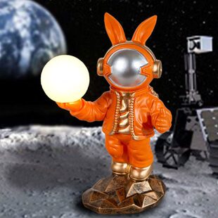 酒柜空装饰摆件儿童存钱罐兔公仔创意太玄关宇航员新款客厅办公