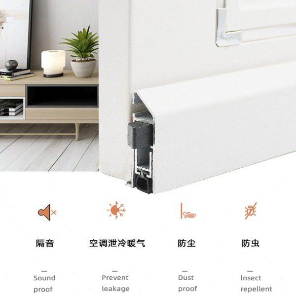 百密免打孔门底自动升降密封条明装铝合金密封条酒店门缝隔音防风,基础建材,密封条,淘宝优惠券,粉丝福利购,淘宝优惠卷