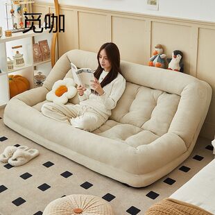 巨型榻榻米人类狗窝懒人沙发可躺可睡折叠卧室沙发床两用双人躺椅