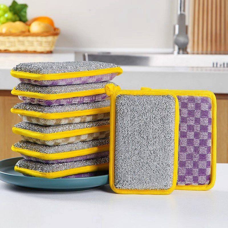 钢丝球不丝商用洗碗海绵擦厨房加厚双面耐用去污不沾油刷锅,家庭/个人清洁工具,海绵擦,淘宝优惠券,粉丝福利购,淘宝优惠卷