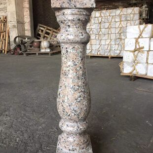 罗马柱天然大理石栏杆欧式风格阳台护栏粉红麻石将军柱石线不包邮