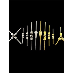 水晶灯配件蝴蝶针三角针扣花针珠帘diy穿水晶八角珠连接扣件