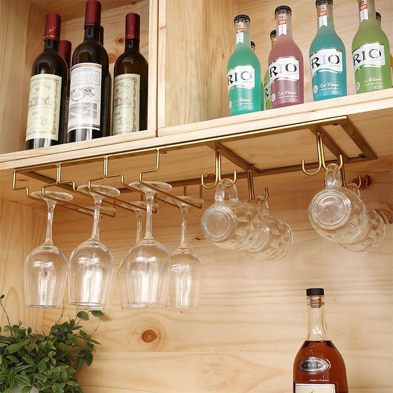 红酒杯架倒挂家用红酒酒柜摆件高脚杯欧式铁艺架马克杯悬挂,餐饮具,酒架,淘宝优惠券,粉丝福利购,淘宝优惠卷