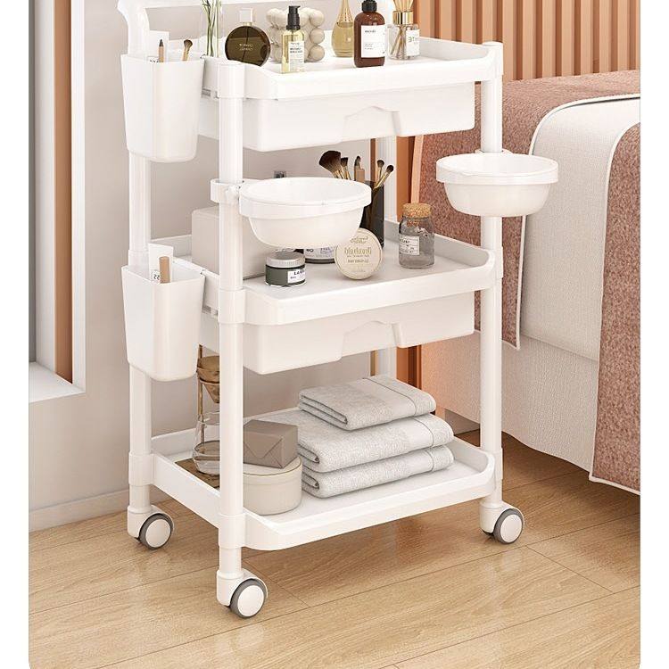 美容车美容院专用小推车仪器工具车美睫美甲收纳置物架纹绣手推车