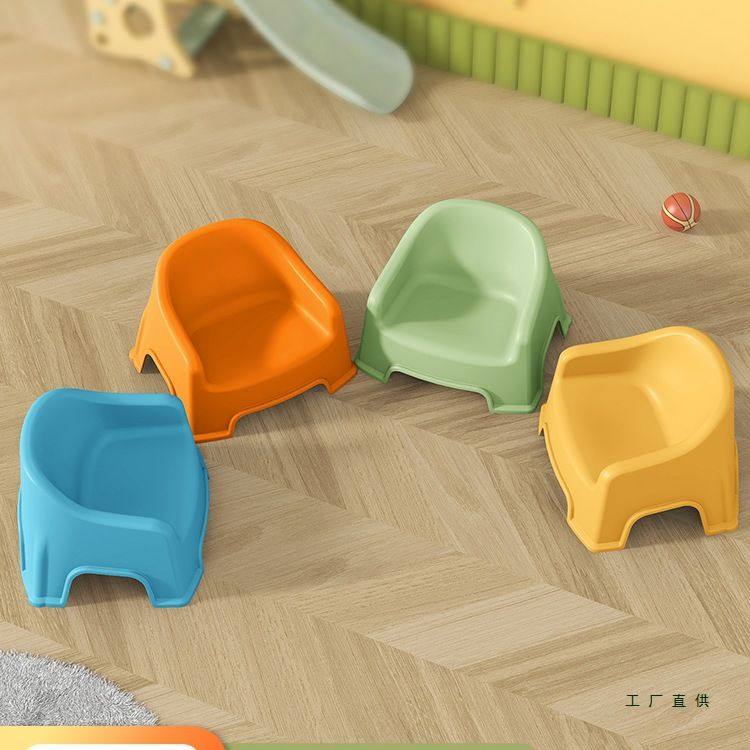 儿童塑料小凳子靠背椅加厚宝宝沙发餐椅幼儿小椅子防滑板凳洗澡凳