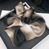 缎面大肠发圈女简约时尚 2025新款 复古油墨新中式 百搭头绳高级发饰