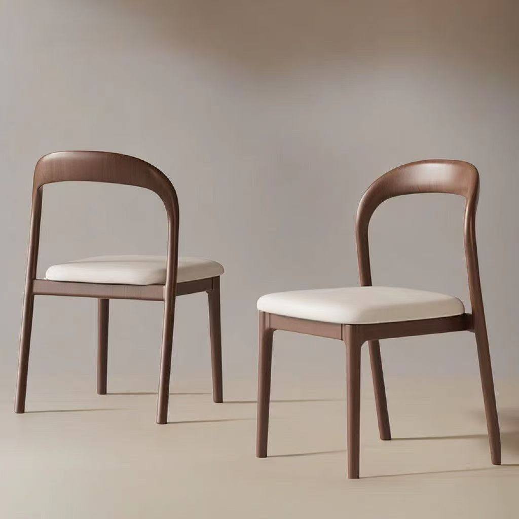 北欧实木餐椅家用现代靠背椅餐厅设计师简约轻奢书桌椅子其他其它