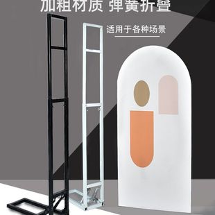 铁艺kt板支架支撑架婚礼铁艺道具舞台伸缩杆支撑杆背景布置立架