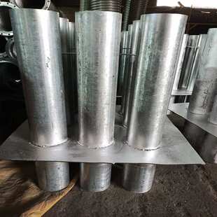 07FD02穿墙管密闭肋 人防电气组合套管 热镀锌连排套管厂家直发