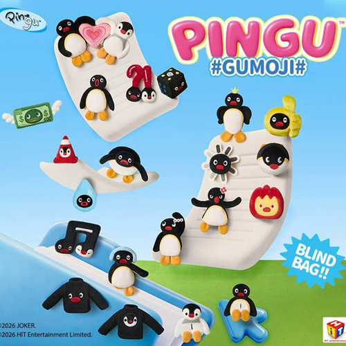 PinguGumoji系列毛绒贴贴盲袋