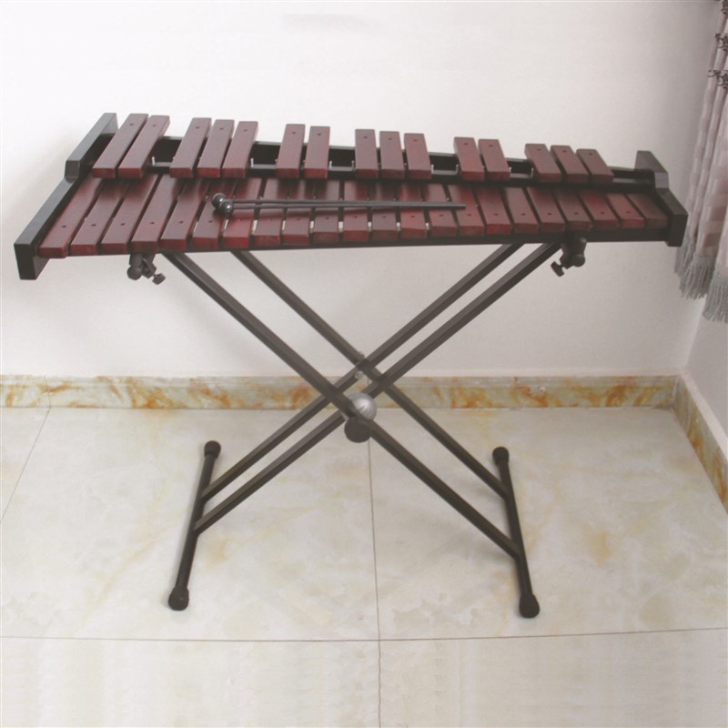 37音带架木琴马林巴琴教学达标乐器37键44键S敲琴37音红木琴